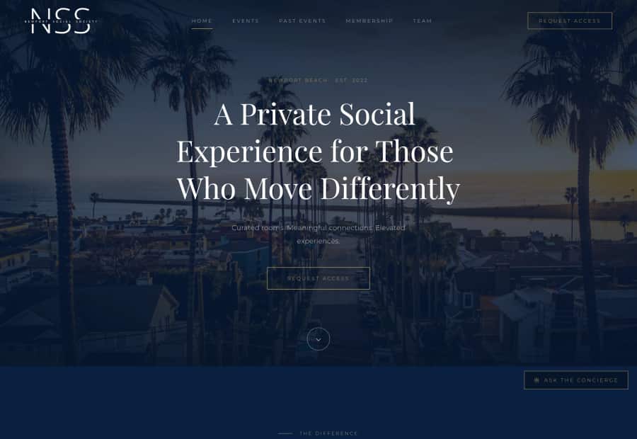 Newport Social Society home page