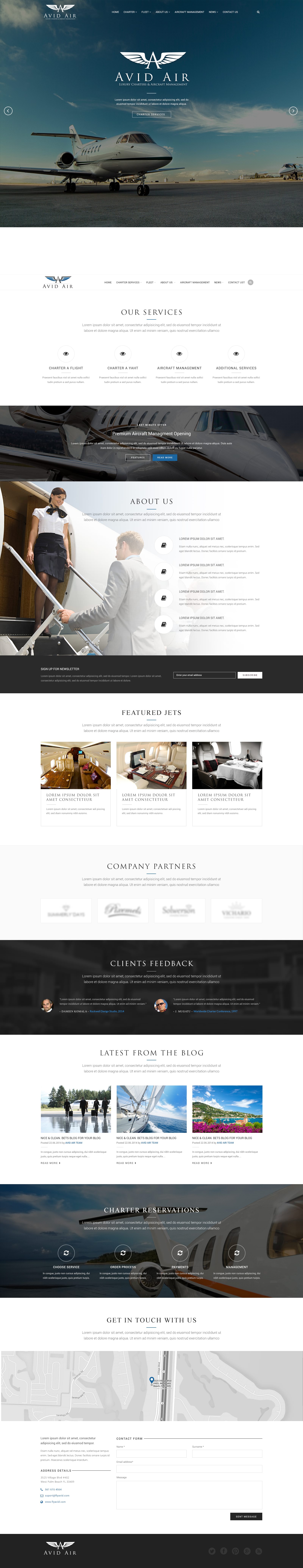 Website — full homepage