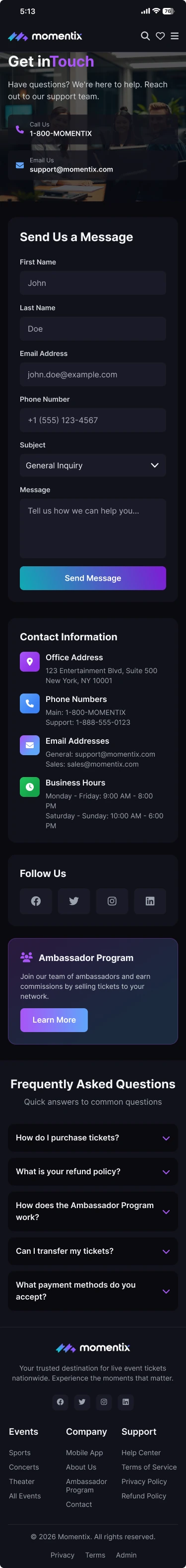 Contact Us