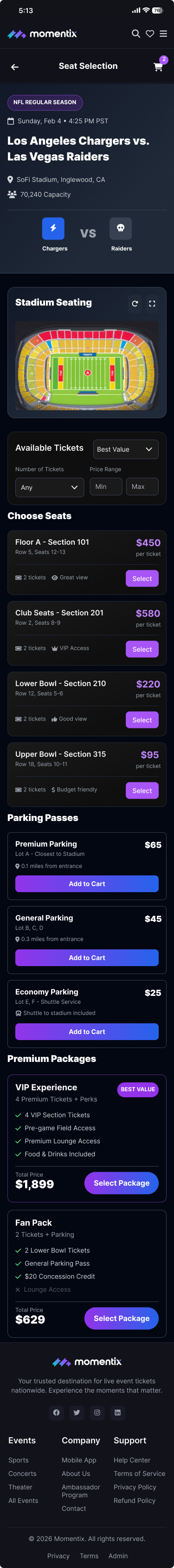 Event Page - Get Tickets