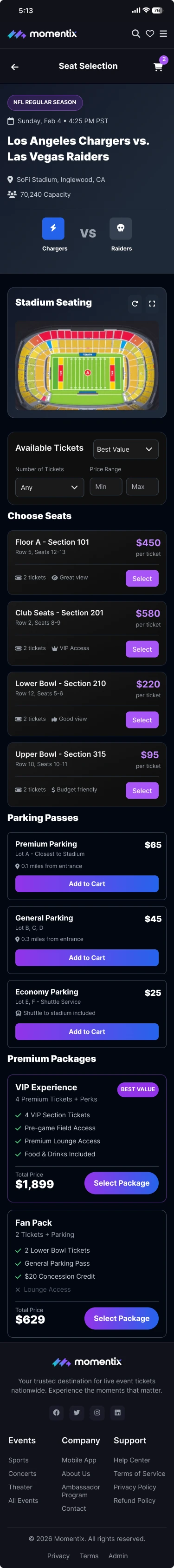 Event Page - Get Tickets