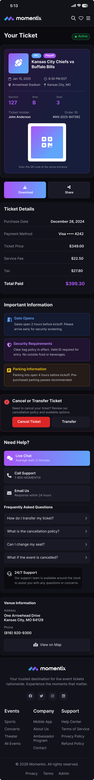 My Ticket