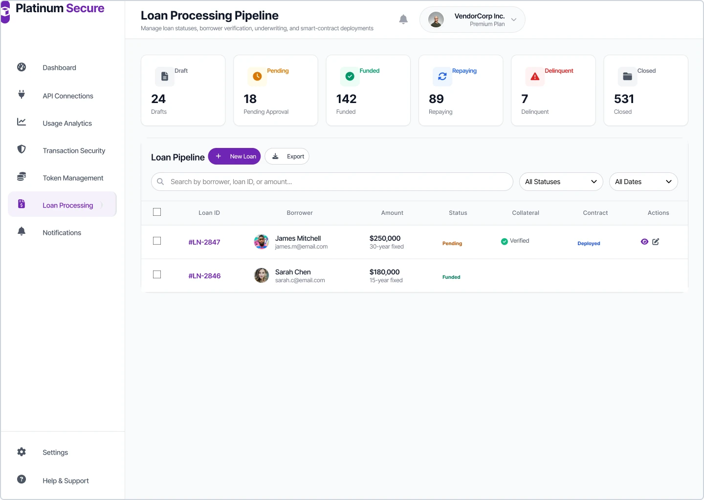 Vendor - Loan Processing