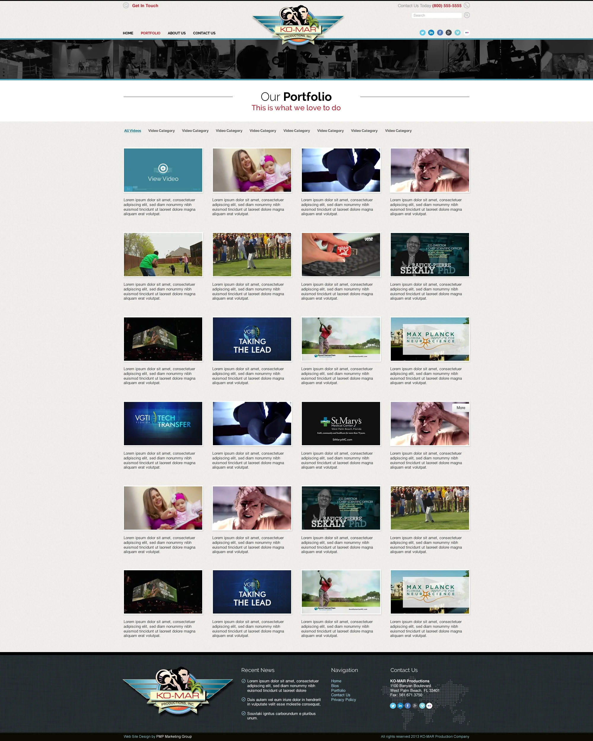 KO-MAR Video Production — Portfolio