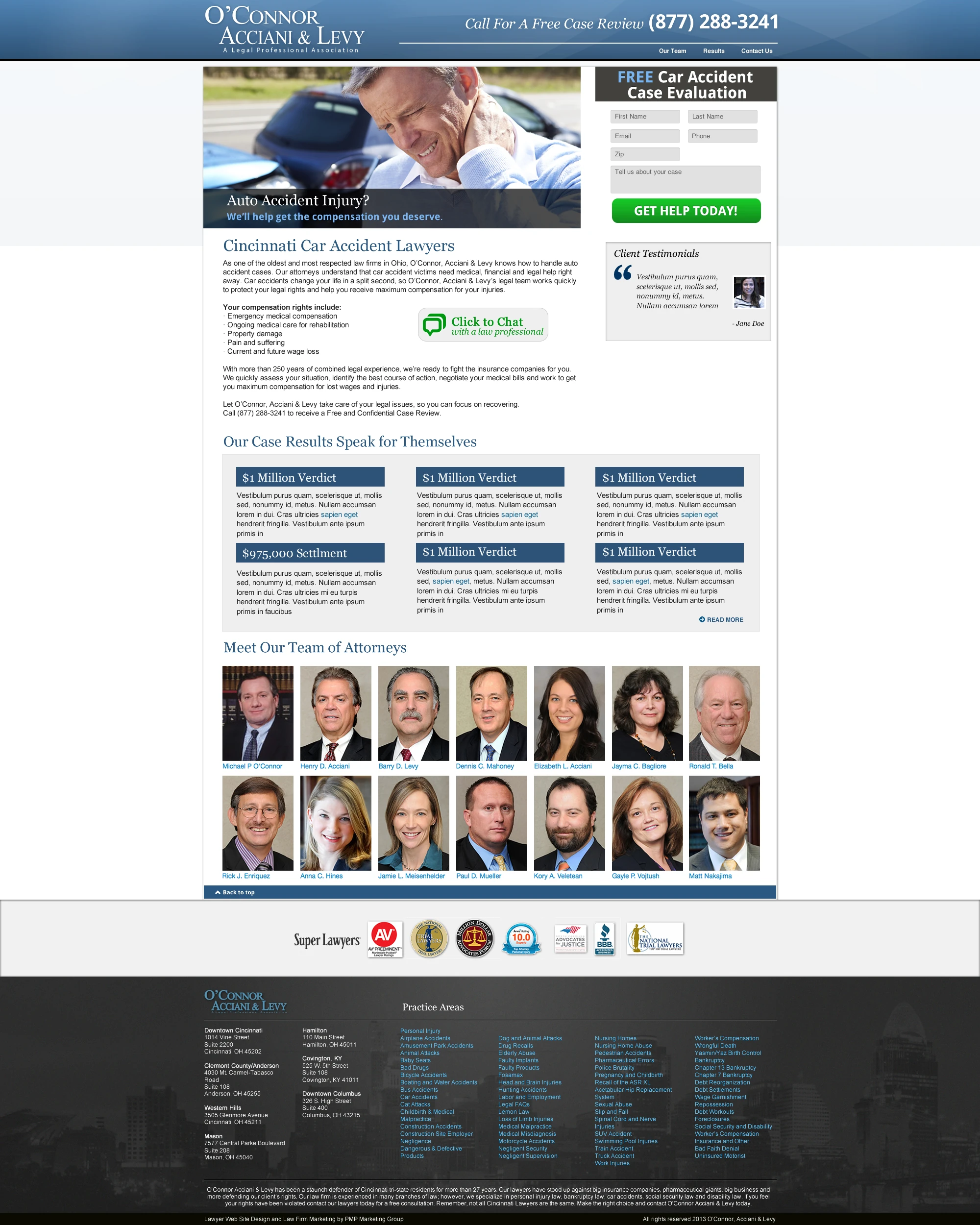 O'Connor Acciani & Levy — PPC Variant