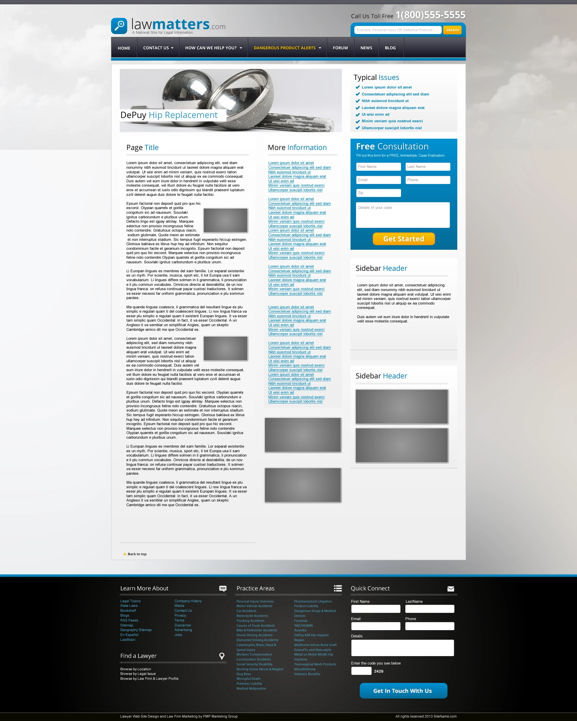 LawMatters — Mass Tort Detail