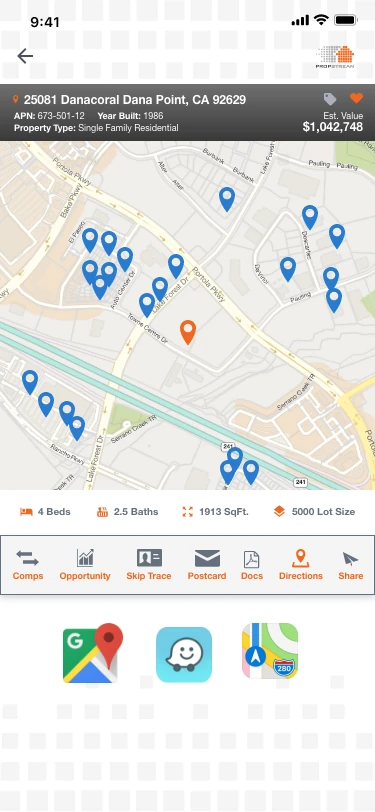 Property Details – Directions - Navigation