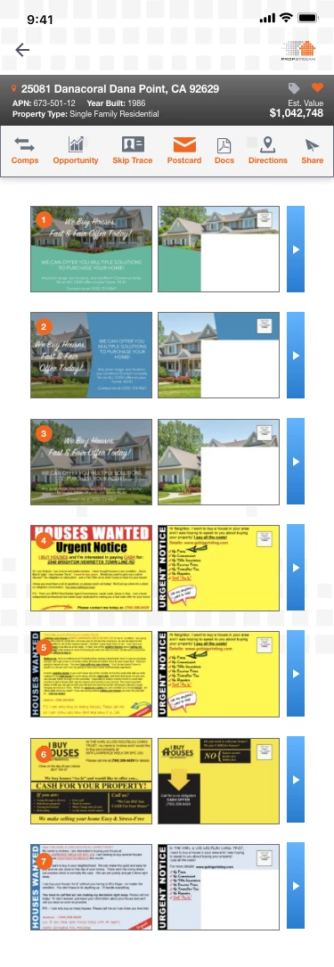 Property Details – Send Postcard