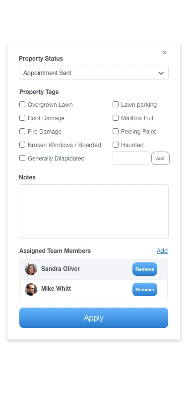 Property Tags Status