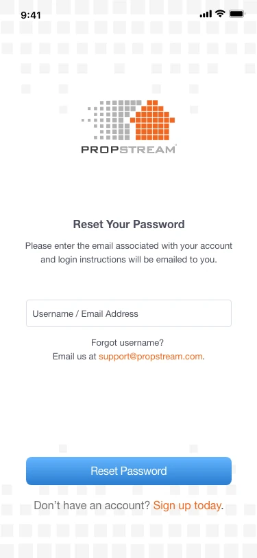 Reset Password