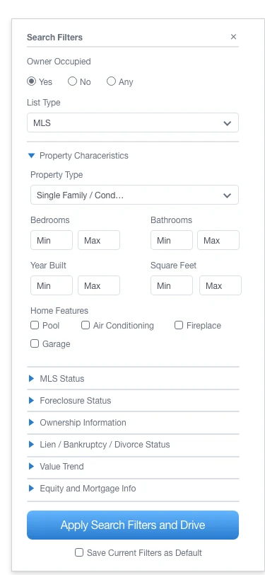 Search Filters