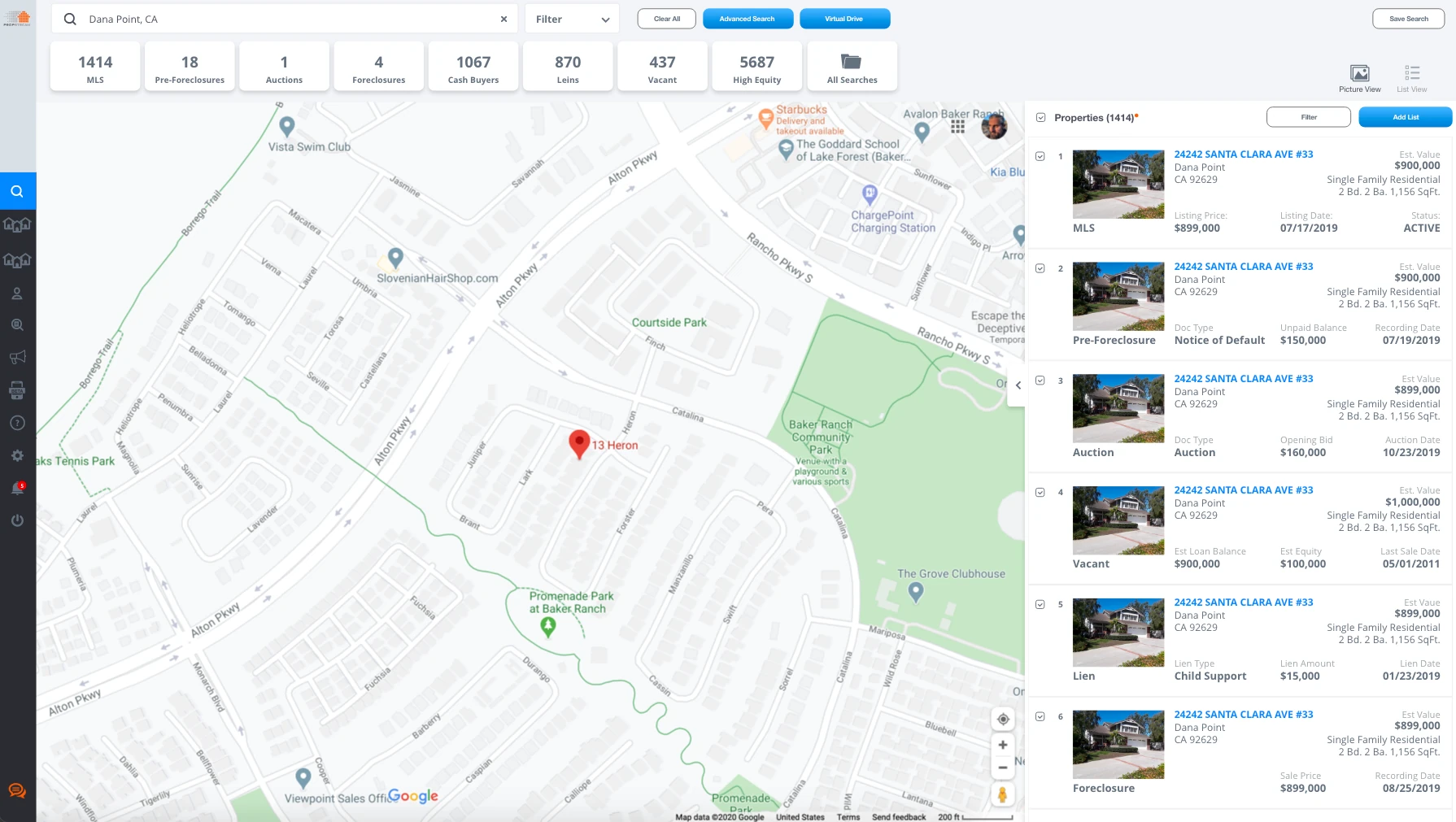 PropStream preview